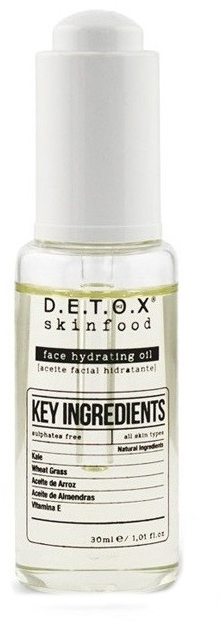 Nawilżający olejek do twarzy - Detox Skinfood Key Ingredients