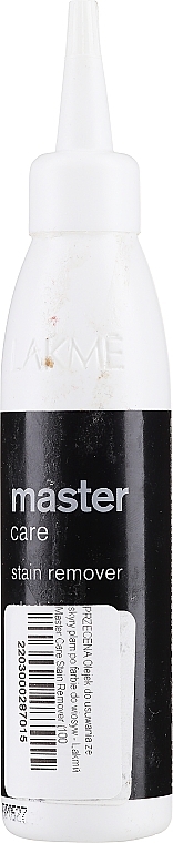 PRZECENA! Olejek do usuwania ze skóry plam po farbie do włosów - Lakmé Master Care Stain Remover * — Zdjęcie N2