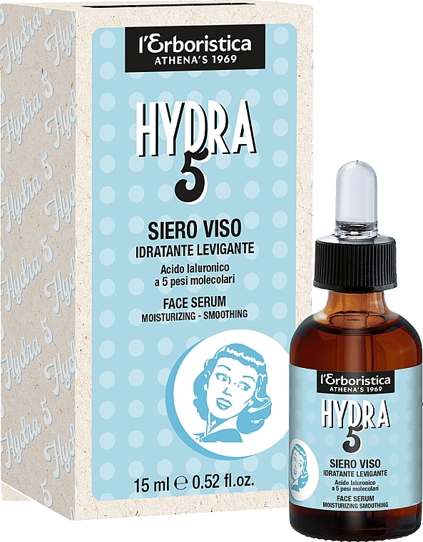 Nawilżające serum do twarzy - Athena's L'Erboristica Vintage Hydra 5 — Zdjęcie N1