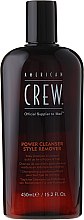 Głęboko oczyszczający szampon do codziennego stosowania - American Crew Power Cleanser Style Remover — фото N2