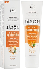 Kup Naturalna pasta do zębów bez fluoru z kurkumą i imbirem do wrażliwych zębów i dziąseł - Jason Natural Cosmetics Total Protection