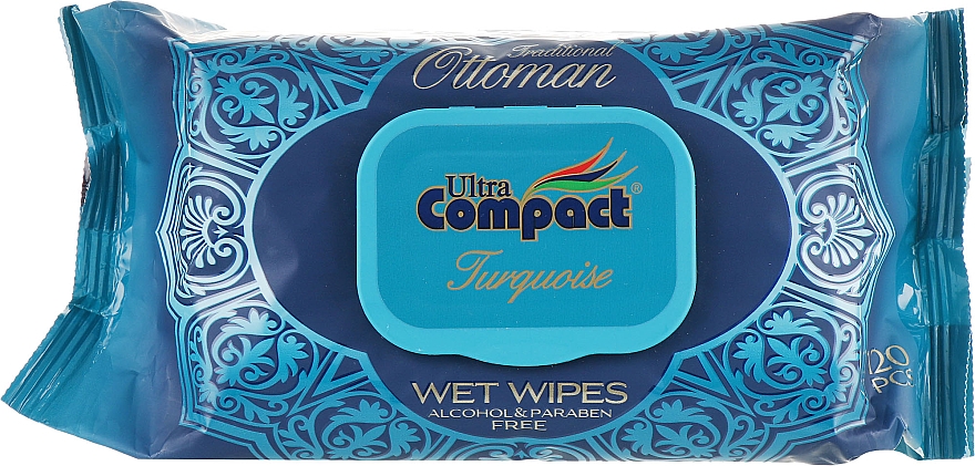 Chusteczki nawilżane z zamknięciem Turkus - Ultra Compact Ottoman Wet Wipes — Zdjęcie N1