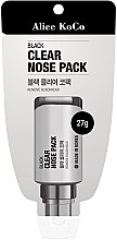 Kup Czarna maska oczyszczająca pory nosa - Alice Koco Black Clear Nose Pack