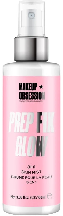 Rozświetlająca mgiełka utrwalająca makijaż - Makeup Obsession Prep Fix Glow 3 in 1 Skin Mist — Zdjęcie N1