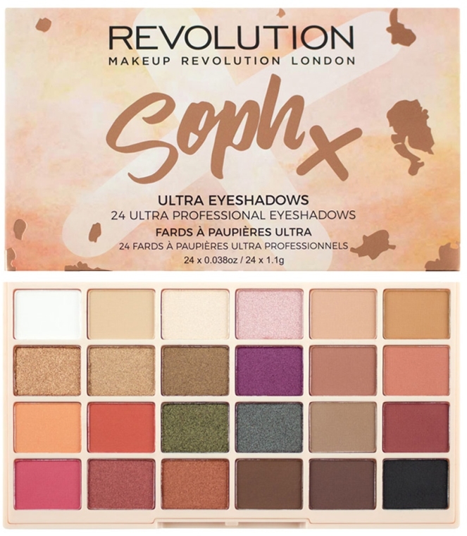 Paleta cieni do powiek - Makeup Revolution Soph X Eyeshadow Palette