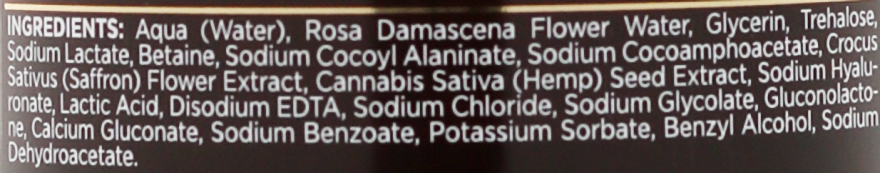 Nawilżający płyn micelarny Konopie + szafran - Bielenda Botanic Formula — Zdjęcie N3