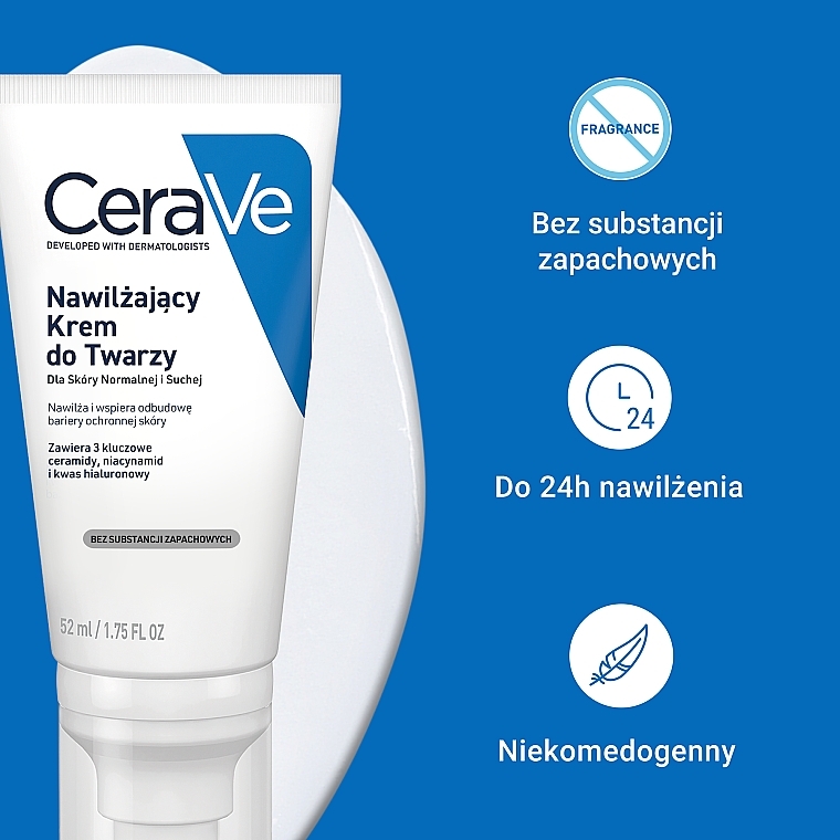 Nawilżający krem do twarzy - CeraVe Facial Moisturizing Lotion — Zdjęcie N5