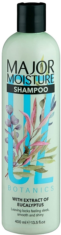 Nawilżający szampon do włosów z ekstraktem z eukaliptusa - Xpel Marketing Ltd Oz Botanics Major Moisture Shampoo With Extract Of Eucalyptus — Zdjęcie N1
