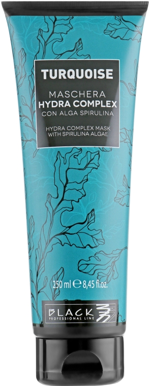 Nawilżająca maska do włosów ze spiruliną - Black Professional Line Turquoise Hydra Complex Mask