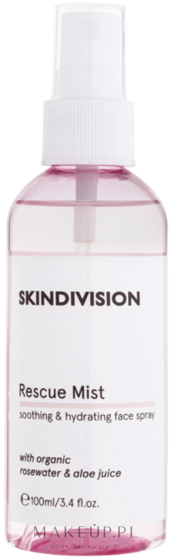 Kojąca mgiełka do twarzy - SkinDivision Face Rescue Mist — Zdjęcie 100 ml