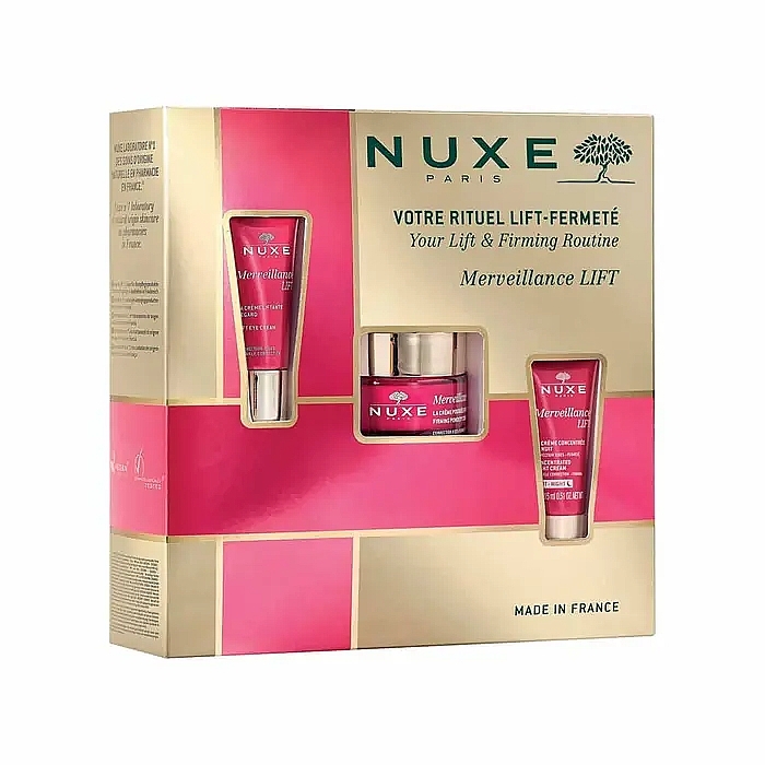 Zestaw - Nuxe Merveillance Anti-Ageing Power Giftboxes (f/cr/50ml + f/cr/15ml + eye/cr/15ml) — Zdjęcie N1