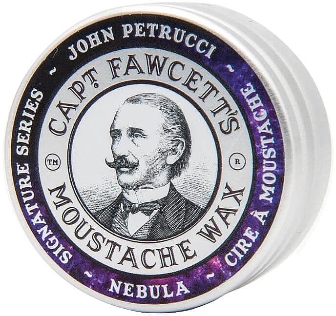 Zestaw - Captain Fawcett Moustache Wax & Folding Pocket Moustache Comb (CF.87T) (wax/15ml + comb/1pc) — Zdjęcie N2