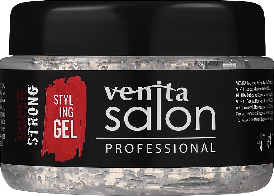 Mocny żel do stylizacji włosów - Venita Salon Professional — Zdjęcie N1