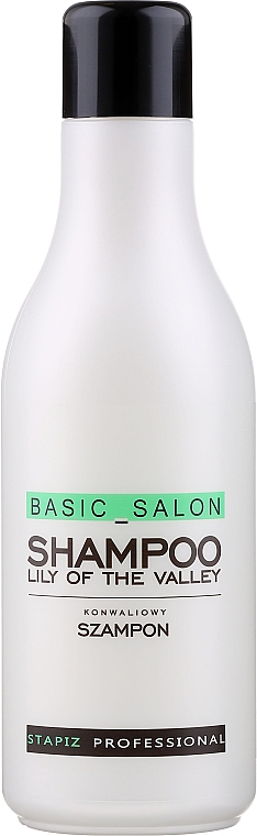 Konwaliowy szampon do włosów - Stapiz Basic Salon Shampoo Lily Of The Valley — Zdjęcie N1