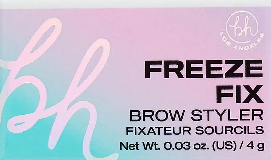 Żel do brwi - BH Cosmetics Los Angeles Freeze Fix Brow Styler — Zdjęcie N4
