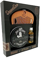 Kup Zestaw peelingu i maski do ust Limonka i Gruszka - Dapper Dan Style Hairy Man Combo Gift Heavy Hold Pomade (pomade/100ml + oil/15ml + comb/1pc)