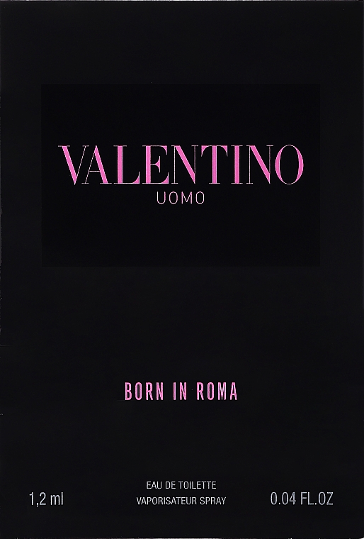 Valentino Uomo Born In Roma - Woda toaletowa (próbka) — Zdjęcie N1