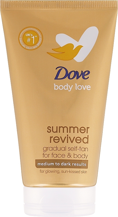 Mleczko do ciała z samoopalaczem Średnia i ciemna karnacja - Dove Derma Spa Summer Revived Medium To Dark Skin Body Lotion