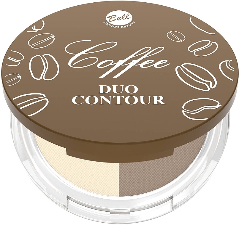 Duo do konturowania o aromacie kawy - Bell Coffee Duo Contour