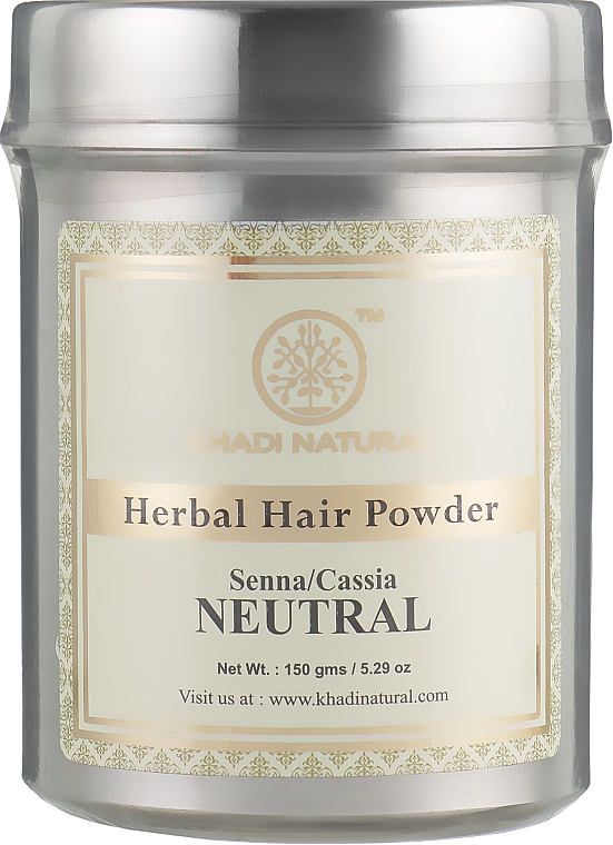 Naturalna henna indyjska do włosów - Khadi Natural Herbal Hair Powder Senna/Cassia — Zdjęcie N2