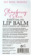 Balsam do ust Truskawka i masło shea - Difeel Essentials Strawberry & Shea Lip Balm — Zdjęcie N2