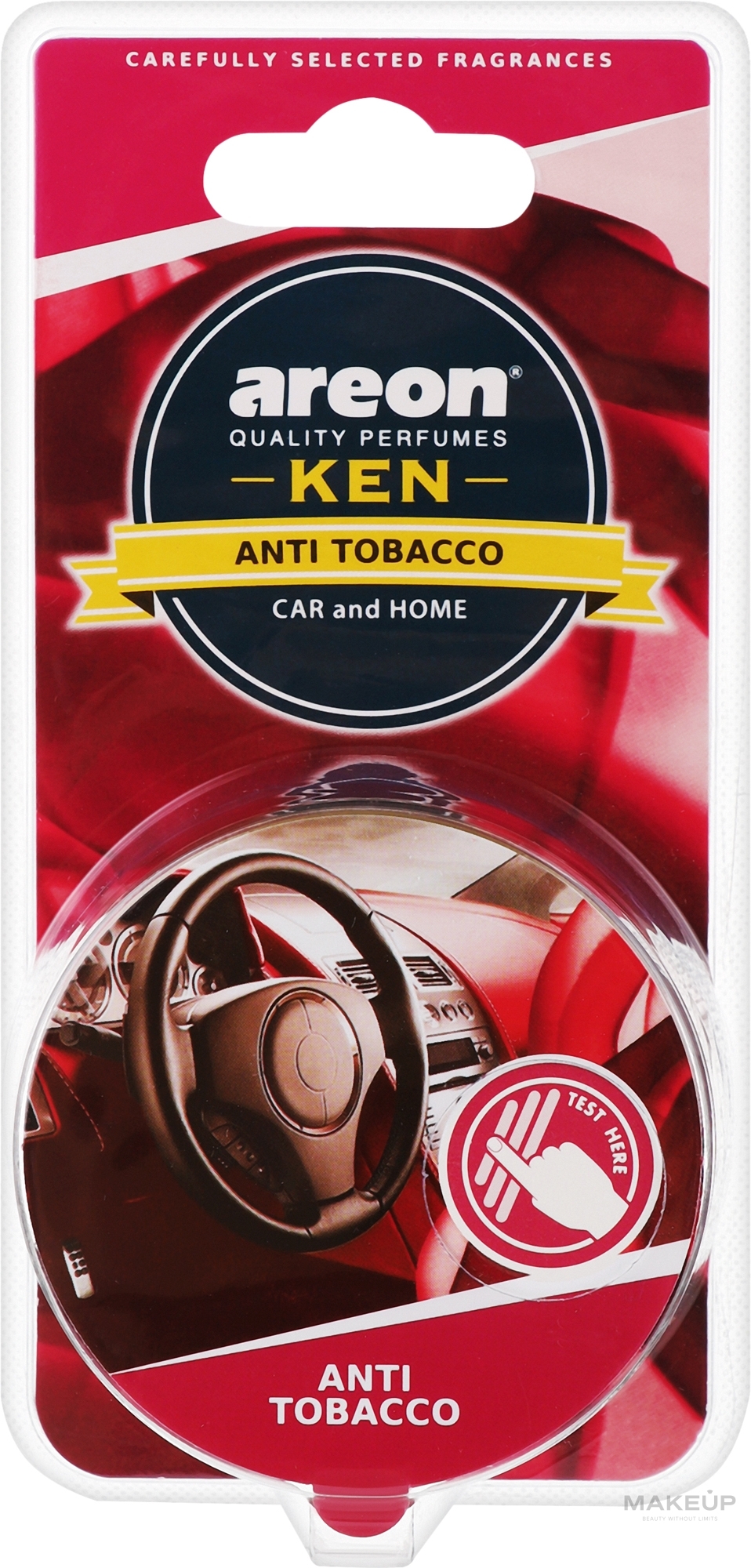 Odświeżacz powietrza w blistrze Anti Tobacco - Areon Gel Ken Blister Anti Tobacco — Zdjęcie 30 g