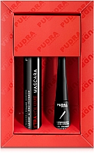 Zestaw - Pudra Cosmetics Try It Kit (mascara/10ml + pencil/3ml) — Zdjęcie N2