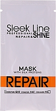 Maska do włosów - Stapiz Sleek Line Repair Hair Mask (próbka) — Zdjęcie N1