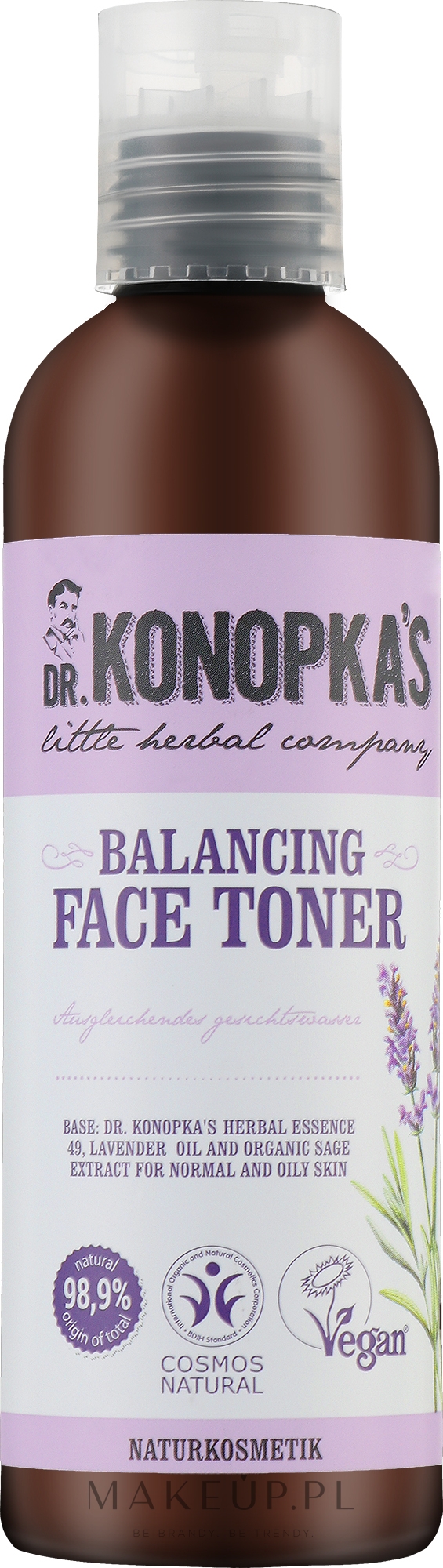 Tonik do twarzy utrzymujący równowagę skóry - Dr Konopka's Face Balancing Toner — Zdjęcie 200 ml