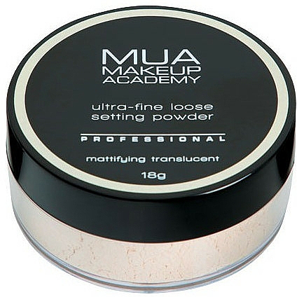 Matujący półtransparentny puder do twarzy - MUA Makeup Academy Professional Loose Setting Powder — Zdjęcie N2