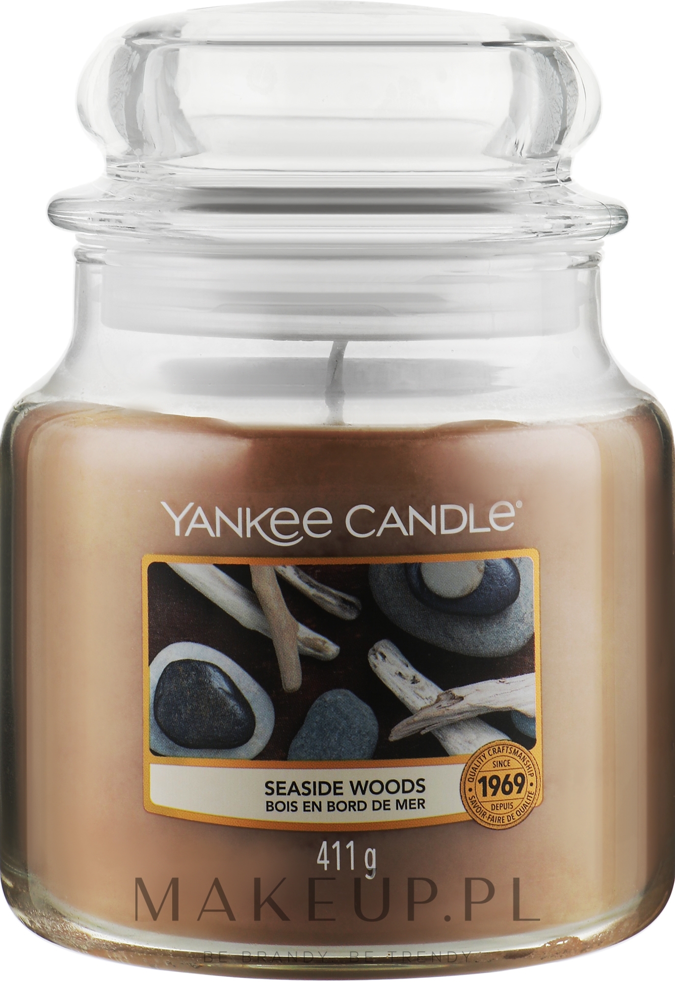 Świeca zapachowa w słoiku - Yankee Candle Seaside Woods — Zdjęcie 411 g