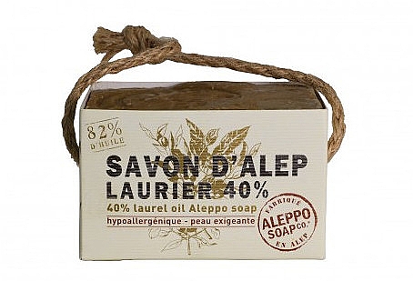 Mydło Aleppo z olejkiem laurowym 40% - Tade Aleppo Laurel Soap 40% — Zdjęcie N1
