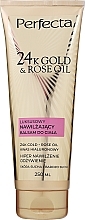 Luksusowy balsam nawilżający do ciała - Perfecta 24k Gold & Rose Oil Luxury Moisturising Body Balm — Zdjęcie N1