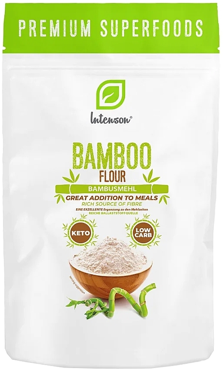 Mąka bambusowa keto - Intenson Bamboo Flour — Zdjęcie N1