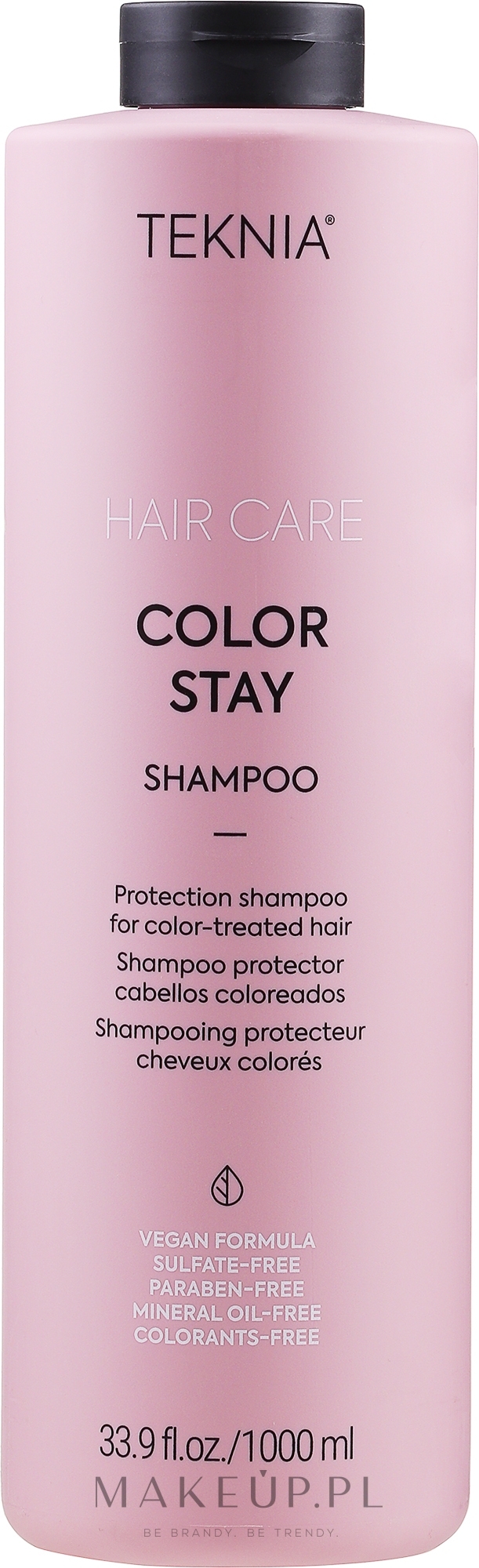 Ochronny szampon bez siarczanów do włosów farbowanych - Lakmé Teknia Color Stay Shampoo — Zdjęcie 1000 ml