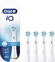 Końcówki do elektrycznej szczoteczki do zębów, białe - Oral-B Braun iO Ultimate Clean — Zdjęcie N2