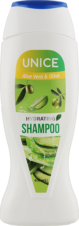 Szampon nawilżający z ekstraktami z aloesu i oliwek - Unice Hydrating Shampoo