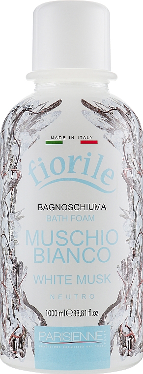 Pianka do kąpieli Białe Piżmo - Parisienne Italia Fiorile White Musk Bath Foam — Zdjęcie N1