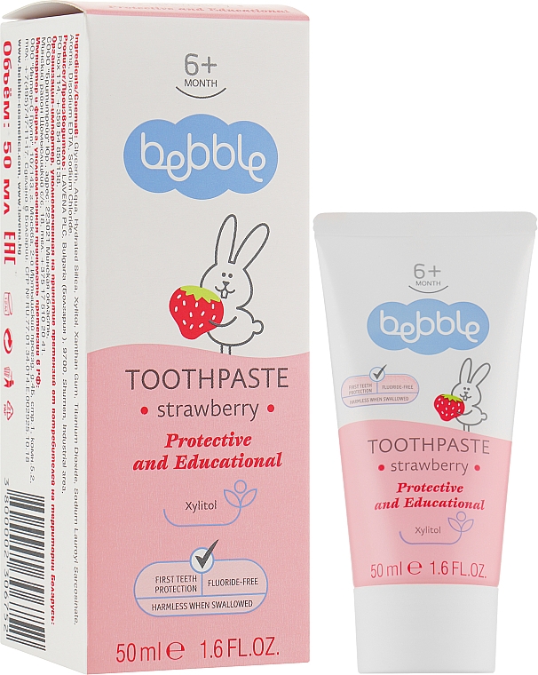 Pasta do zębów Truskawka - Bebble Toothpaste Strawberry — Zdjęcie N2