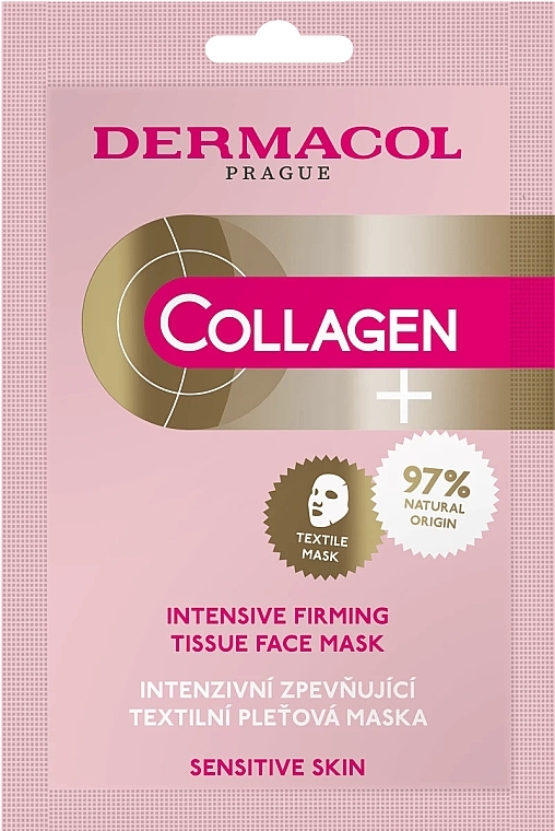 Maska w płachcie - Dermacol Collagen+ Intensive Firming Tissue Mask — Zdjęcie N1