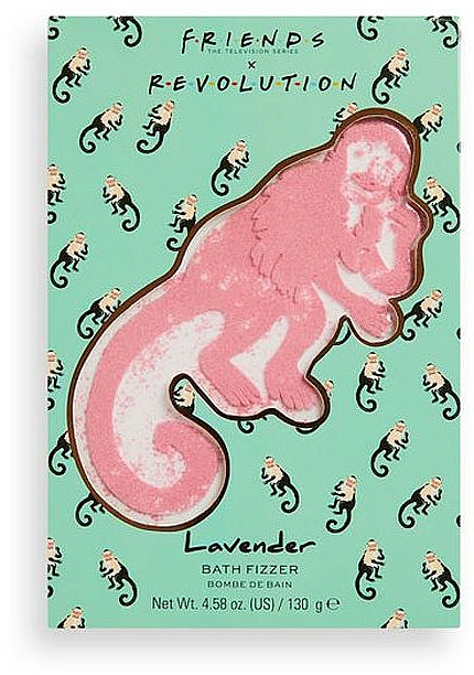 Kula do kąpieli - Makeup Revolution X Friends Lavender Monkey Bath Fizzer — Zdjęcie N1