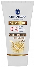 Krem do rąk Olej arganowy - Dermaflora 0% Argan Oil Nand Cream — Zdjęcie N1