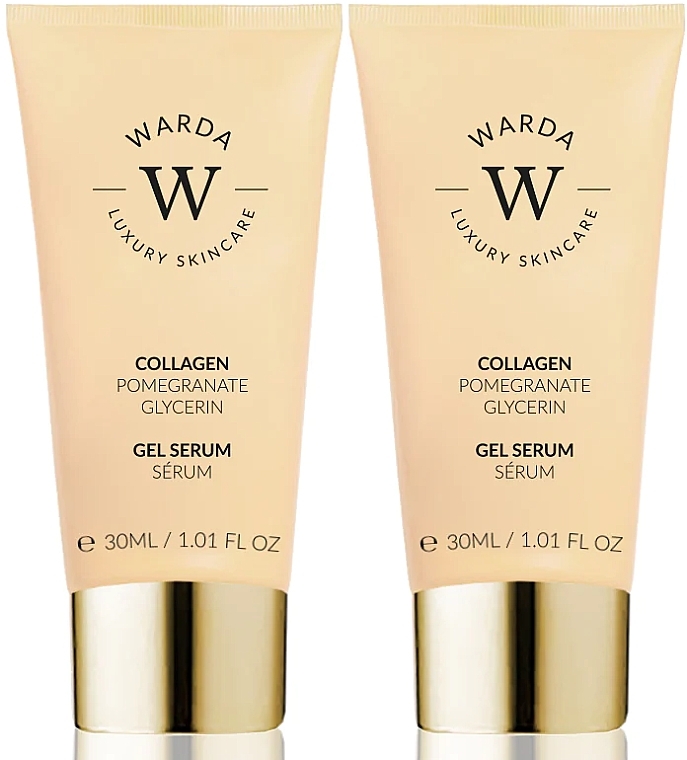 Zestaw - Warda Skin Lifter Boost Collagen Gel Serum (gel/serum/2x30ml) — Zdjęcie N1