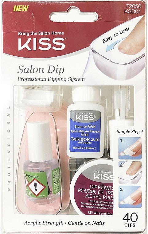 Zestaw, 9 produktów - Kiss Salon Dip Set — Zdjęcie N1