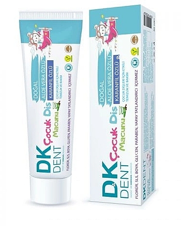Truskawkowa pasta do zębów dla dzieci - Dermokil DKDent Kide Toothpaste 3+ — Zdjęcie N1