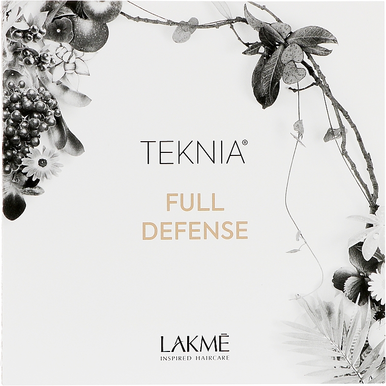 Zestaw próbek - Lakme Teknia Full Defense (shmp/10ml + h/mask/10ml) — Zdjęcie N1