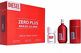 Kup Diesel Zero Plus Masculine - Zestaw (edt 75 ml + edt 30 ml + deo 75 ml)