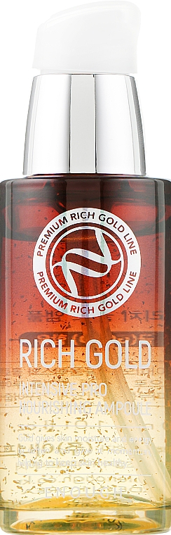 Serum odbudowujące z elementami złota - Enough Rich Gold Intensive Pro Nourishing Ampoule — Zdjęcie N2