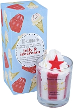 Kup Świeca zapachowa w szkle - Bomb Cosmetics Piped Candle Jelly & IceCream