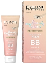 Pielęgnacyjny krem ​​BB - Eveline My Beauty Elixir Peach Cover BB Cream — Zdjęcie N1